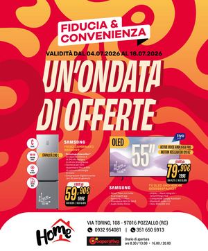 Volantino Fiducia & Convenienza Luglio Home