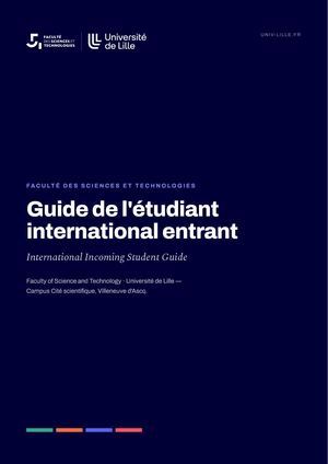 Guide Etudiant International Fst A4