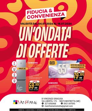 Volantino Fiducia & Convenienza Luglio Mainframe