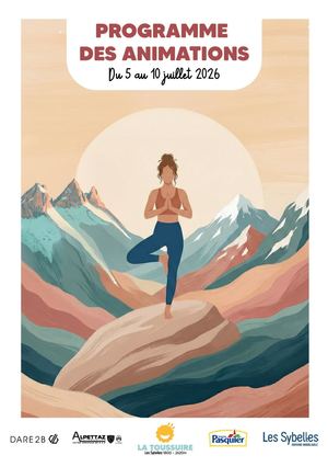 Programme des animations de 5 au 10 juillet 2026
