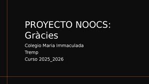 Proyecto Noocs