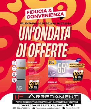 Volantino Fiducia & Convenienza Luglio Lf Arredamenti
