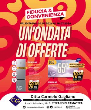 Volantino Fiducia & Convenienza Luglio Gagliano