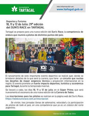 Partes de Prensa - 03/07/2026