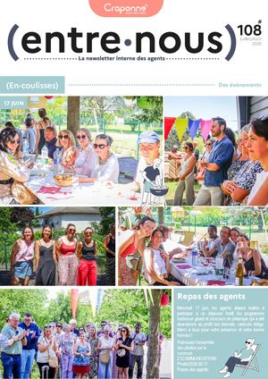 Newsletter Entre Nous Juillet Aout 2026
