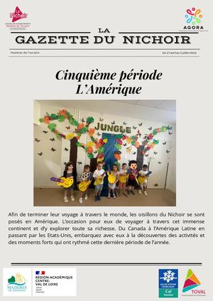 La Gazette du Nichoir - Avril/ Juillet 2026