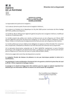 Avis Batellerie - 20260705