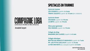 Carnet Des Spectacles Compagnie Loba Annabelle Sergent