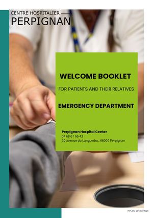 Welcome booklet - Emergency Department