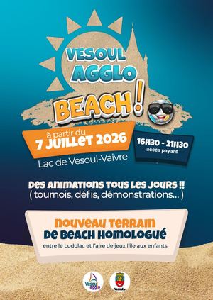Programme Vesoul Agglo Beach 2026