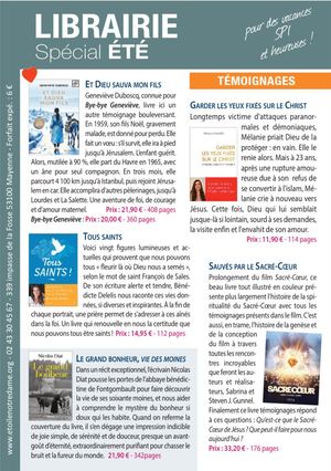 Catalogue Librairie Été 2026