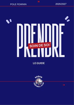 LIVRET "PRENDRE SOIN DE SOI"