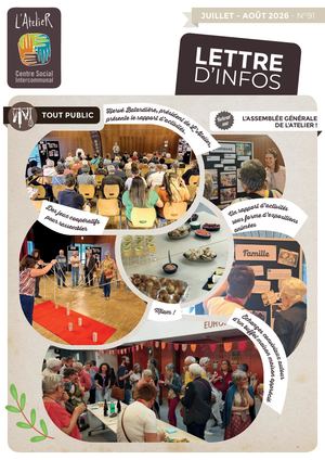 Lettre d'infos - Juillet Aout 26