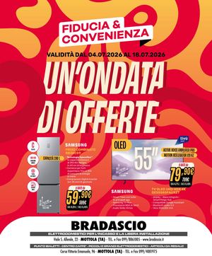 Volantino Fiducia & Convenienza Luglio Bradascio