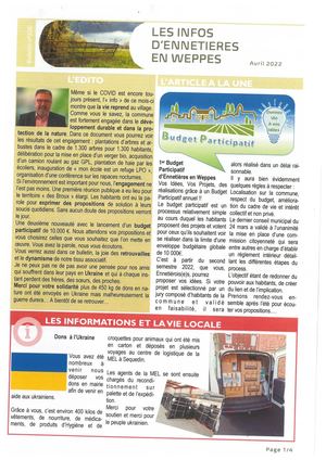 Bulletin 220 Avril 2022