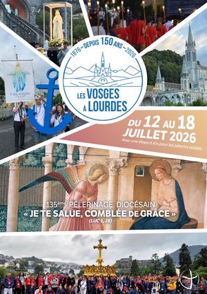 Les Vosges à Lourdes – Pèlerinage 2026