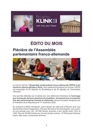 Newsletter du mois de juin