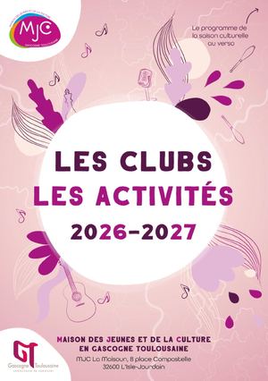 Les activités de la saison 2026-2027