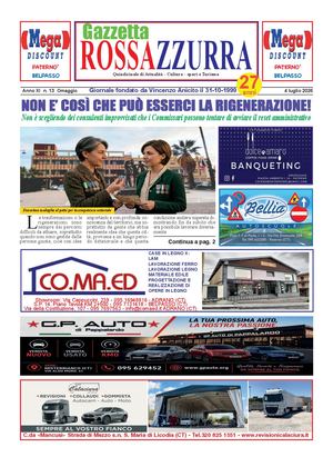 Gazzetta Rossazzurra 4 7 2026 Anno Xi N 13