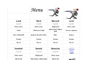 Menu Du Self Du 6 Au 12 Juillet