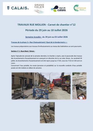 Carnet de chantier n°12