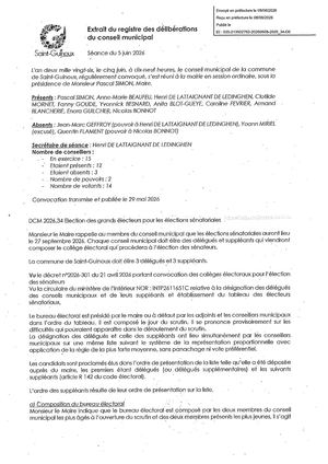 Conseil Municipal Du 5 Juin 2026