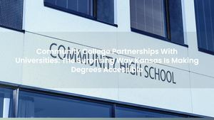 Community College Partnerships With Universities: The Surprising Way Kansas Makes Degrees Accessible