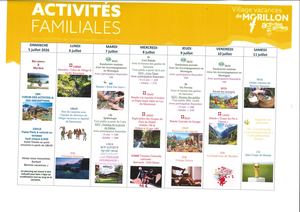 Planning Du 05 Au 11 07
