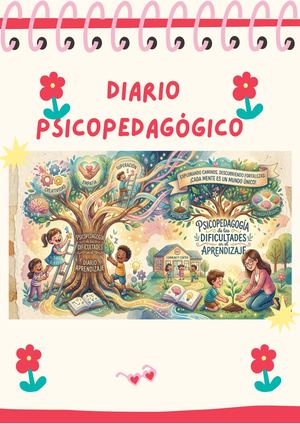 Diario Psicopedagogico Prof Eira