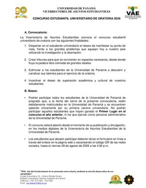 Concurso Oratoria 2026