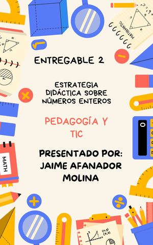 Estrategia Didactica Números Enteros