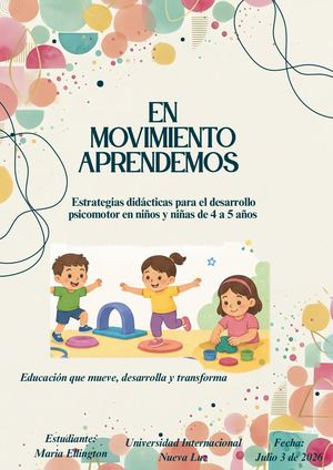 Desarrollo Psicomotor Infantil