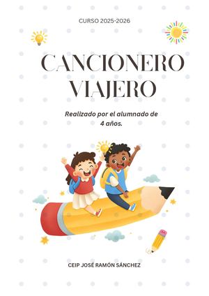 Cancionero 4 años 25-26