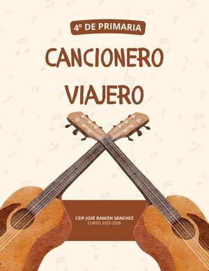 Cancionero 4º 25-26