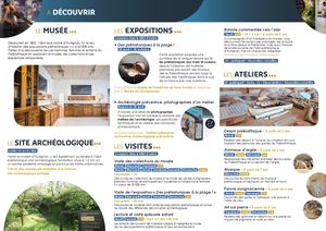 Programme Vacances D'été 2026 Musée De L'aurignacien Web