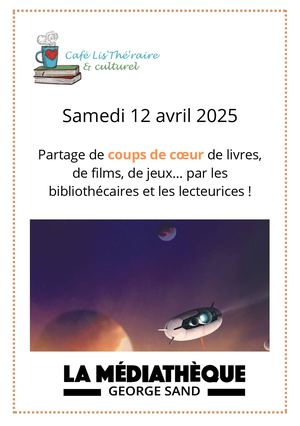 Café Lis'thé'raire 12 Avril 2025