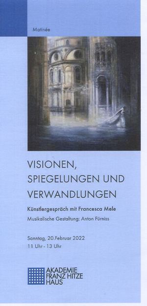 Künstlergespräch Mit Francesca Mele