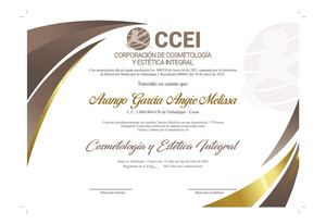 Diplomas Cosmetología Y Estetica Integral Valledupar