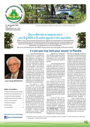 Bulletin N°101 Janvier 2025