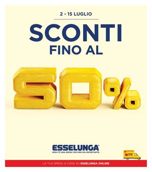 Volantino esselunga supermarket a Milano