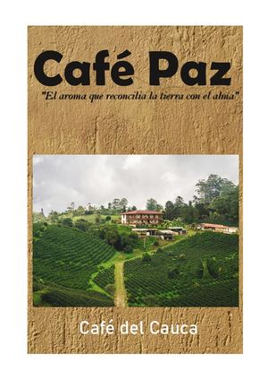 Café Paz - Café del Cauca