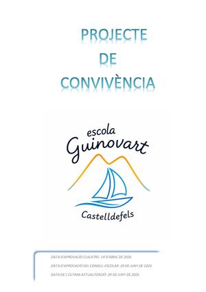 Projecte De Convivència escola Josep Guinovart