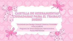 Cartilla Herramientas Ciudadanas Para El Trabajo Digno