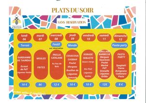 Menus Du 06 Au 12 Juin 2026