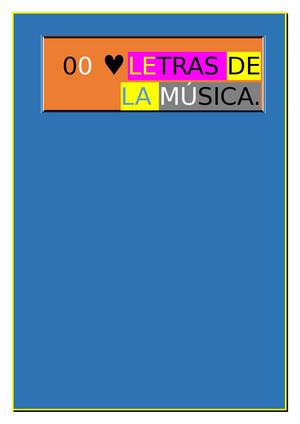 00letras De La Musica