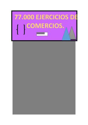 77 000 Ejercicios De Comercios