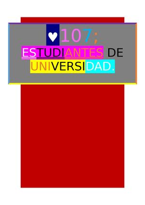 107 Estudiantes De Universidad