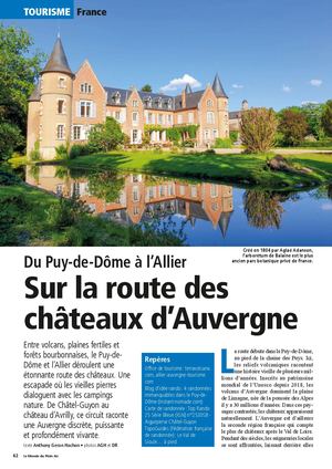 Du Puy de Dôme à l'Allier : Sur la route des châteaux d'Auvergne