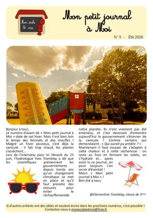 Mon Petit Journal à moi N°005
