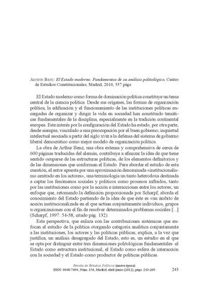 Dialnet El Estado Moderno Fundamentos De Sus Analisis Politologic 3939165